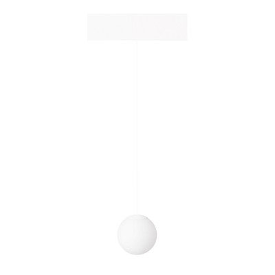 Magnetna tirna svetilka Maxlight Magnetic Pendant globe Vklop/Izklop, M0045N, črna