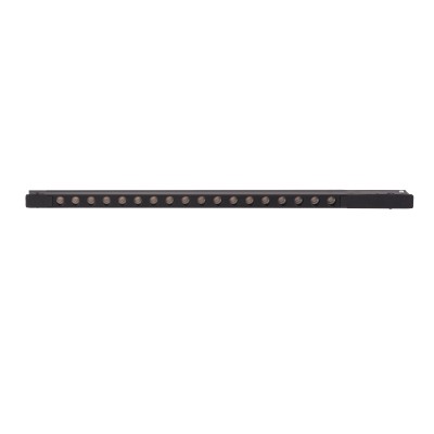 Magnetna tirna svetilka Maxlight Magnetic Flat grid 48cm Zigbee, M0054Z, črna