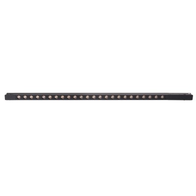 Magnetna tirna svetilka Maxlight Magnetic Flat grid 61cm Zigbee, M0055Z, črna