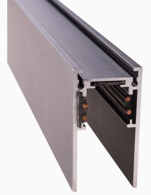 Magnetna tirnica Maxlight Magnetic Visokoprofilna površinsko montirana tirnica 1m, MT0001, črna