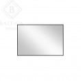 Ogledalo TINY BORDER STRAIGHT, 90x60 cm, črna