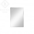 Ogledalo TINY BORDER STRAIGHT, 90x60 cm, srebrna