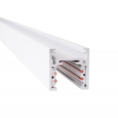 Magnetna tirnica Maxlight Magnetic Nizkoprofilna površinsko nameščena tirnica 1m, MT0028, bela