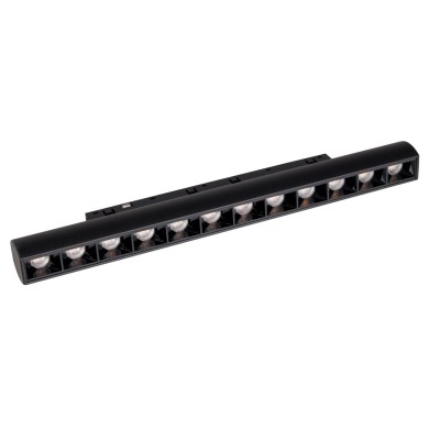 Micro11 tirna svetilka MAXLIGHT Micro11 vrtljiva mreža 12W Zigbee, N0003Z, črna
