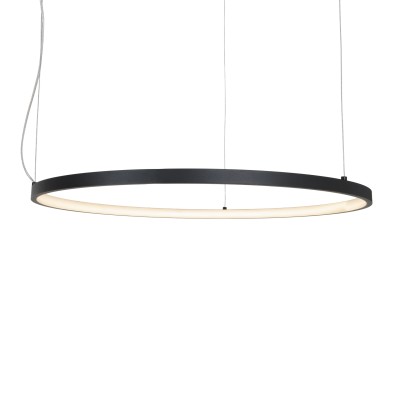 Viseča svetilka Maxlight Visual Ver 24W, P0656, črna