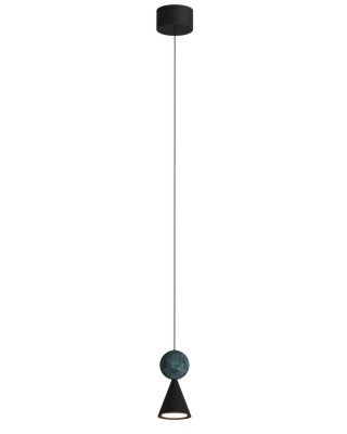 Viseča svetilka Maxlight Bingo 11W, P0682, črna