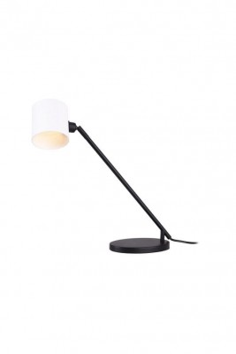 Namizna svetilka Maxlight Laxer, T0052, bela + črna