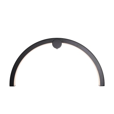 Stenska svetilka Maxlight Trio Arc, W0334, črna