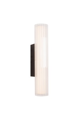 Stenska svetilka Maxlight Fayette 31 cm, W0363, črna