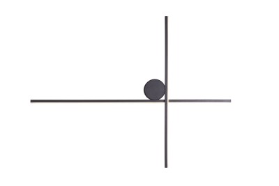 Stenska svetilka Maxlight Arne 60 cm, W0369, črna