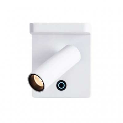 Stenska svetilka Maxlight Lofer, W0373, bela