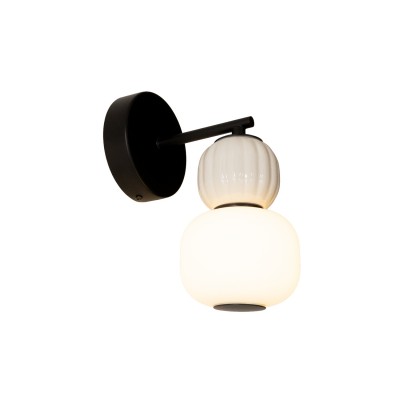 Stenska svetilka Maxlight Modern, W0398, črna