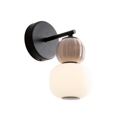 Stenska svetilka Maxlight Modern, W0399, črna