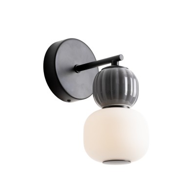 Stenska svetilka Maxlight Modern, W0400, črna