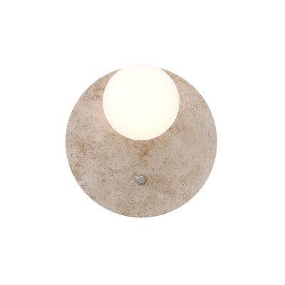 Stenska svetilka Maxlight Lando, W0426, kremna