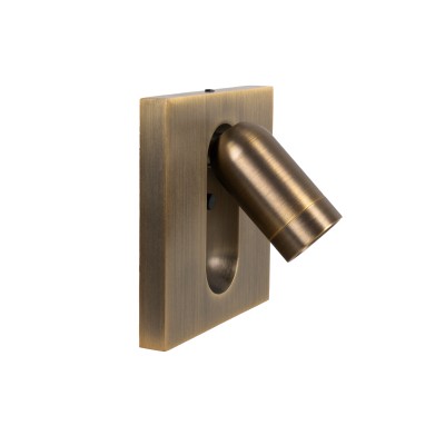 Stenska svetilka Maxlight Bronz, W0433, rjava