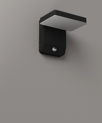 Stenska svetilka Maxlight Ladis, W0471, črna