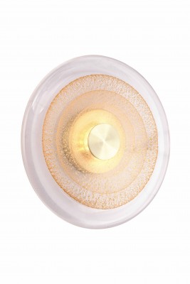Stenska svetilka Maxlight Goldi, W0450, zlata