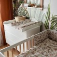 Otroška postelja SWING 140x70 cm, bela/naravna