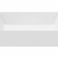 Pravokotni nadpultni umivalnik FIESTA, 55x39 cm, bela sijaj