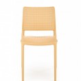 Vrtni plastični stol K514, oranžna