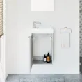 Kopalniška omarica z umivalnikom Fika, beton