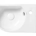 Stenski keramični umivalnik DEVO, 40x27 cm