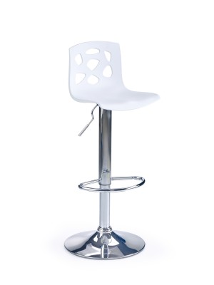 Barski stol H48, bela