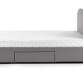 Zakonska postelja s predali MODENA 160x200 cm, bela