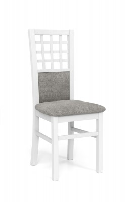Jedilni stol Gerard III, bela/svetlo siva