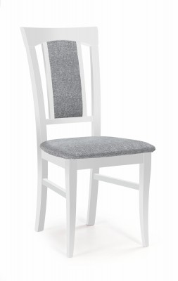 Jedilni stol Konrad, bela/svetlo siva