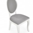 VELO jedilni stol, bela/siva