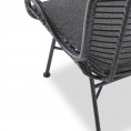 Fotelj IKARO II, črna/siva