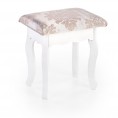 Toaletna mizica SARA s taburejem, bela