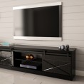 TV omarica GRANERO, 200 cm, črna