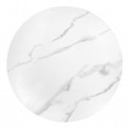 Klubska mizica TRIBECA, beli marmor/zlata