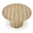 Okrogla miza HUGO, 120 cm, naravni hrast