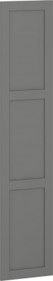 Vrata za garderobno omaro FLEX F2, siva
