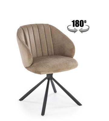 Jedilni stol K533, črna/cappuccino