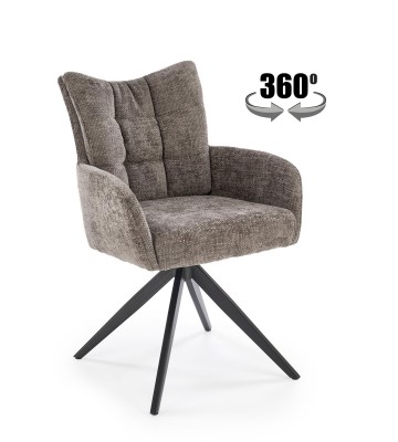 Vrtljiv jedilni stol K540, siva