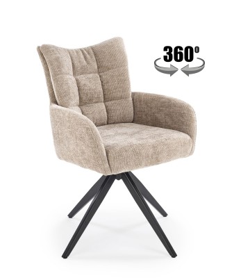 Vrtljiv jedilni stol K540, bež