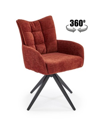 Vrtljiv jedilni stol K540, cimet