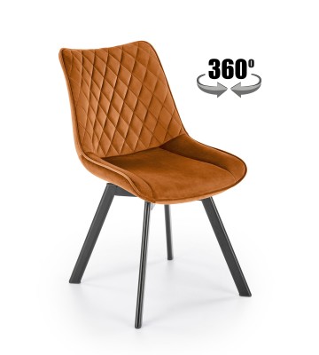 Jedilni stol K520, cimet/črna