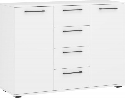 Komoda s predalniki FLEX KM-2, bela