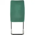 Jedilni stol K444 iz žameta, zelena