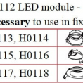 Vgradni LED modul BELLATRIX H0112, 9W, 3000K, 850 lm