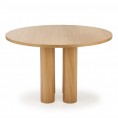 Okrogla miza ELEFANTE, 120 cm, naravni hrast