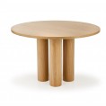Okrogla miza ELEFANTE, 120 cm, naravni hrast