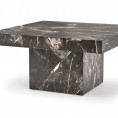 Klubska mizica MONOLIT, črni marmor