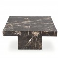 Klubska mizica MONOLIT, črni marmor